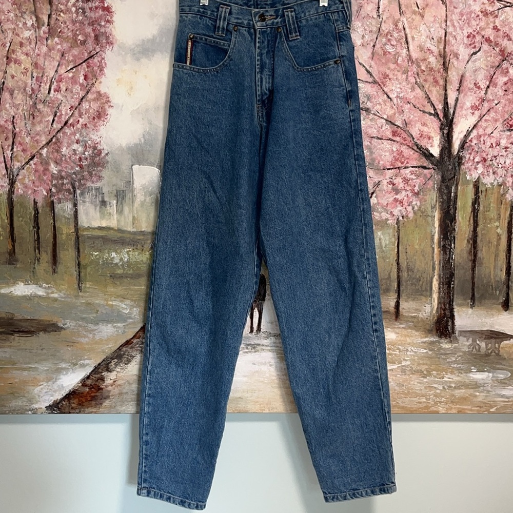 ABE Vintage Women's Medium Wash High Waist Jeans Denim Size 3 /4 EUC